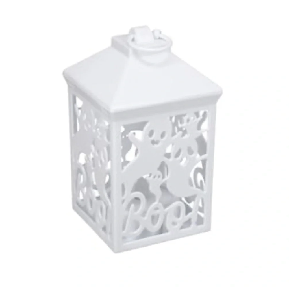 White Halloween LED Lantern